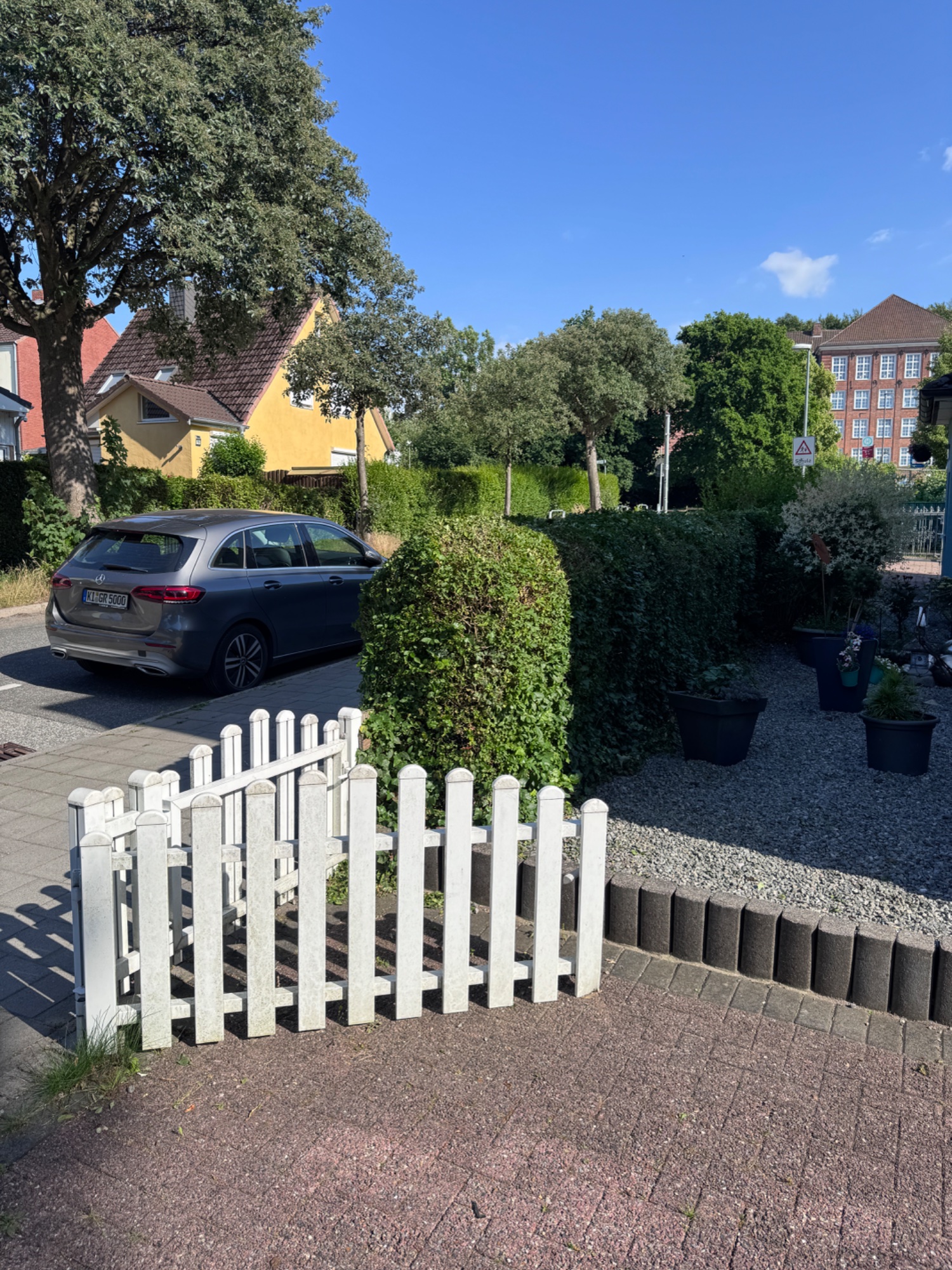 Nachher: Beschneiden ihrer Hecken